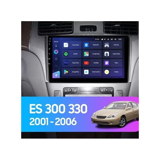 Lexus ES300 / ES330 2001–2006 Android Navigation Screen with Reverse Camera