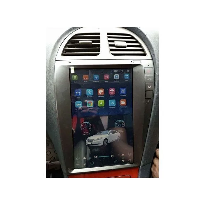 Lexus ES350 2007–2012 Vertical Tesla-Style Android Screen with Reverse Camera