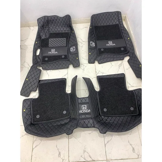 Honda Accord 2003–2016 Double-Layer Leather Floor Mats